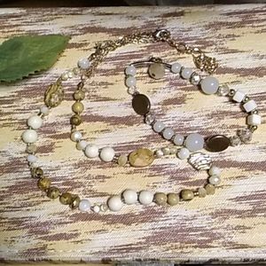 Beaded necklace n bracelet